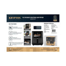 KRYPTON KNAF6707 Digital Air Fryer, Black قلاية هوائية كريبتون