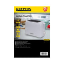 KRYPTON KNBT6194 Bread Toaster, White محمصة خبز كريبتون