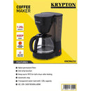 KRYPTON KNCM6232 Filter Coffee Machine 1.25 L, Black