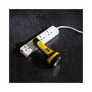 KRYPTON KNES5078 Universal Type Extension Socket, White سيار كهربائي كريبتون