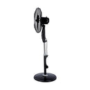 KRYPTON KNF6153 Oscillating Stand Fan 45W, Black مروحة عامودية كريبتون