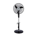 KRYPTON KNF6153 Oscillating Stand Fan 45W, Black مروحة عامودية كريبتون