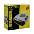 KRYPTON KNFH6252 Heater Fan, White مروحة تدفئة كريبتون