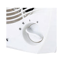 KRYPTON KNFH6360 Fan Heater with 2 Heating Powers, White مروحة تدفئة كريبتون
