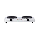 KRYPTON KNHP5306 Electric Double Hot Plate 2000 W, White هيتر كهربائي كريبتون