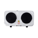 KRYPTON KNHP5306 Electric Double Hot Plate 2000 W, White هيتر كهربائي كريبتون