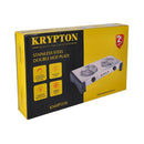 KRYPTON KNHP5310 Double Burner Hot Plate 2000 W, Gray طباخ كهربائي كريبتون