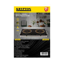KRYPTON KNIC6428 Digital Infrared Cooker 2 Burners, Black طباخ كهربائي كريبتون