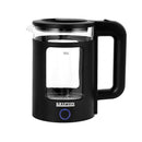 KRYPTON KNK6563 Double Layer Glass Kettle 1.7 L, Black غلاية 1.7 لتر كريبتون