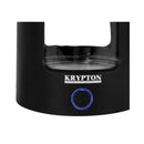 KRYPTON KNK6563 Double Layer Glass Kettle 1.7 L, Black غلاية 1.7 لتر كريبتون