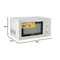 KRYPTON KNMO6196 Convection Type Microwave 20 L, White مايكرويف كربتون