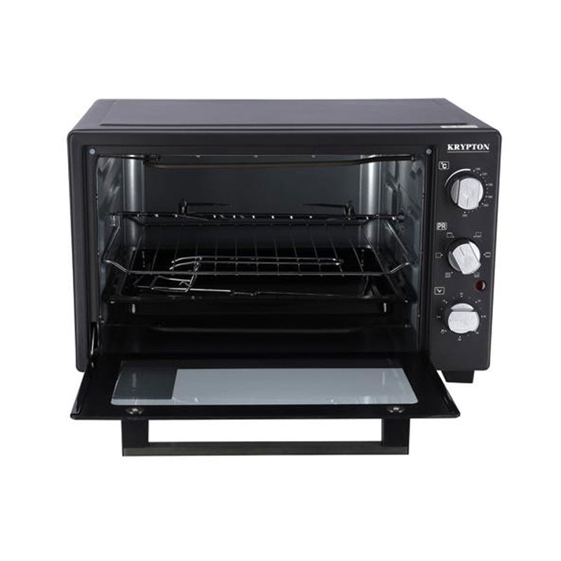 KRYPTON KNO6246 Electric Kitchen Oven, 45 Liter, Black فرن 45 لتر كربتون