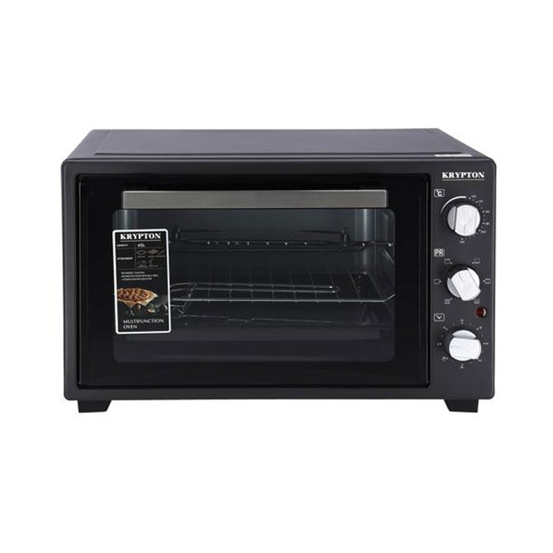 KRYPTON KNO6246 Electric Kitchen Oven, 45 Liter, Black فرن 45 لتر كربتون