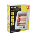 KRYPTON KNQH6365 Quartz Heater, White مدفئة كريبتون