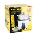 KRYPTON KNRC6055 Electric Rice Cooker, White