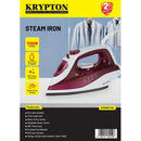 KRYPTON KNSI6015 Steam Iron 1700 W, Magenta