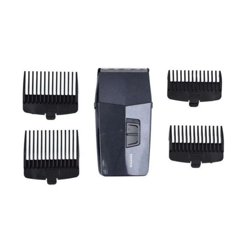 KRYPTON KNTR5302 Professional Shaver/Trimmer | Electric Razor for Men Aluminum Foil Cordless Shaving Kit | USB Rechargeable, Black ماكنة حلاقة احترافية