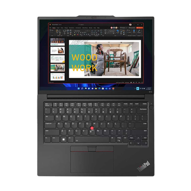 LENOVO THINKPAD E14 8GB DDR4/512GB SSD I5-1335U, Black  لابتوب لينوفو