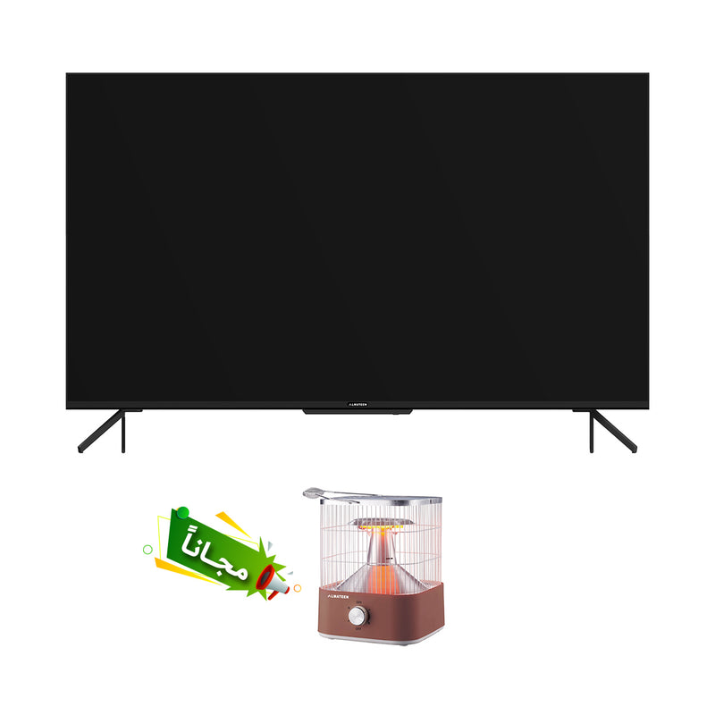 ALMATEEN  LTMA50S8 Google TV Operating System, 50 Inch + Free gift QHMA4012-CH  شاشة 50 انج المتين + هدية مجانية