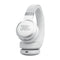 JBL JBLLIVE670NCWHT 6149 Live 670NC Wireless On-Ear Headphones, White سماعات رأس مع خاصية الغاء الضوضاء
