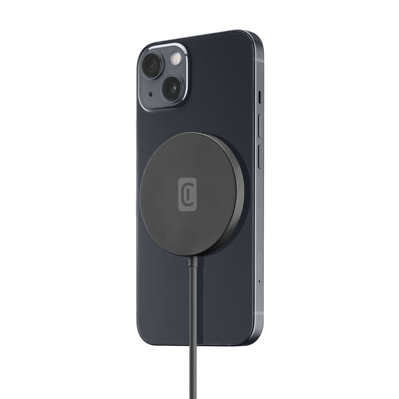 CELLULARLINE MAGSFWIRELESSCOLK 4595 Mag - Wireless Charger, Black شاحن وايرلس