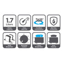 BLACK & DECKER 369 , MBF90-B5 Electric Kettle With Bread Toaster Breakfast Set غلاية كهربائية ومحمصة
