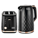 BLACK & DECKER 369 , MBF90-B5 Electric Kettle With Bread Toaster Breakfast Set غلاية كهربائية ومحمصة
