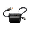 MCDODO MC-2550 Mini Power Bank with built-in cable 22.5 W, Black