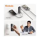 MCDODO MC-3181 3-in-1 Power Bank with Digital Display and interchangeable plugs, Black