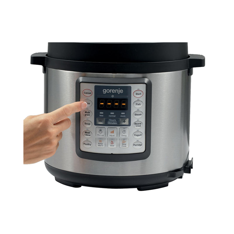 GORENJE MC6MBK Multipurpose cooker, Silver  طباخ متعدد الأغراض جورنجي