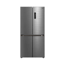 MIDEA MDRF632FIG46D Four Door Spray Refrigerator 22 F, Stainless Steel