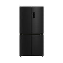 MIDEA MDRF632FIG63D Four Door Refrigerator 22 F, Black