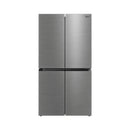 MIDEA MDRM923CIQ46M Four door Refrigerator, Silver