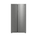 MIDEA MDRS925CIQ46M Side-by-Side Door Refrigerator, Silver  ثلاجة بابين 681 لتر الحافظ