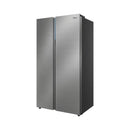 MIDEA MDRS925CIQ46M Side-by-Side Door Refrigerator, Silver  ثلاجة بابين 681 لتر الحافظ
