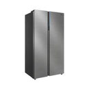 MIDEA MDRS925CIQ46M Side-by-Side Door Refrigerator, Silver  ثلاجة بابين 681 لتر الحافظ