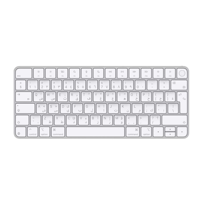 APPLE MK293AB-A Magic Keyboard with Touch ID (for Mac computers with Apple silicon) Arabic, Silver