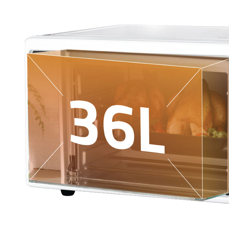 NEWAL MOV-1637/01 Microwave Oven, 36 L Capacity, 1800W, White فرن نوال
