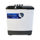 MIDEA MT100W190/WG Two Tub Washing Machine 19 Kg, Grey غسالة حوضين 19 كيلو مايديا