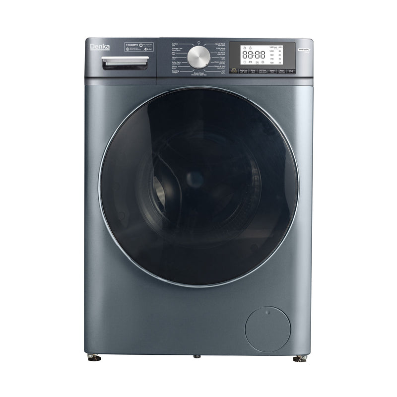 DENKA MWM-12DGFL Front Load Washer Dryer Combo 12kg, Dark Grey +IST-2400PB  هدية