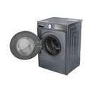 DENKA MWM-12DGFL Front Load Washer Dryer Combo 12kg, Dark Grey +IST-2400PB  هدية