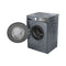 DENKA MWM-12GFL Front Load Washer 12kg, Dark Grey + IST-2400PB  هدية