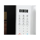 NEWAL MWO-2521/01 Mirror Glass Microwave Oven, White مايكروويف نوال