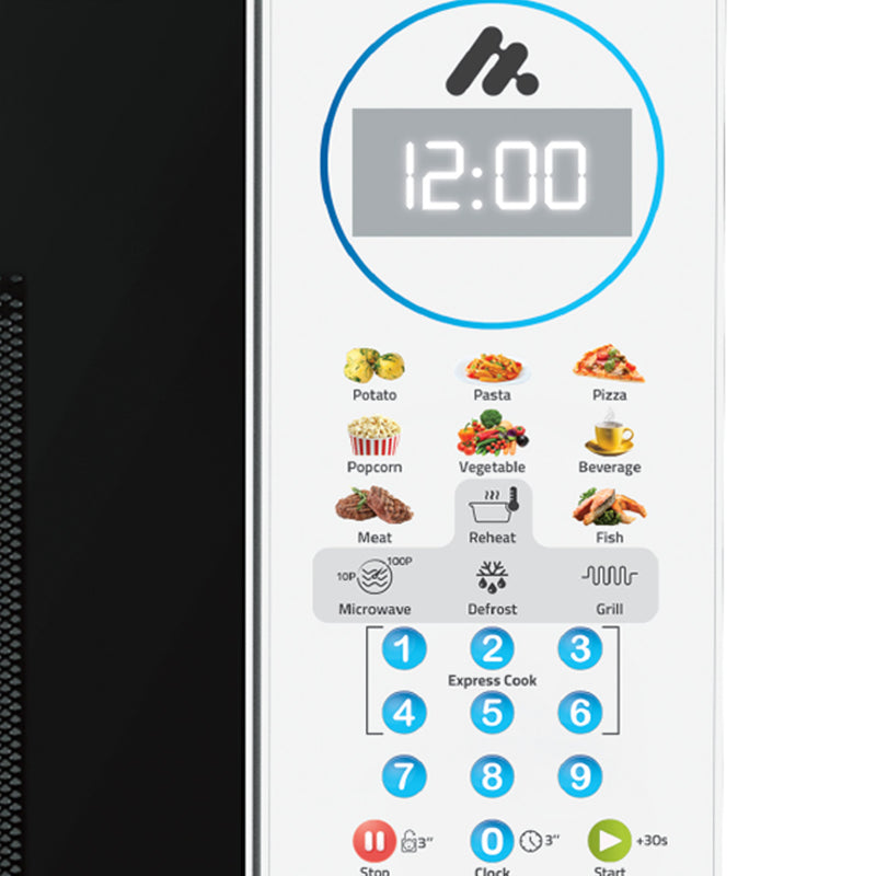 NEWAL MWO-2535/01 Microwave Oven, 25 L Capacity, 850W, White مايكروويف نوال