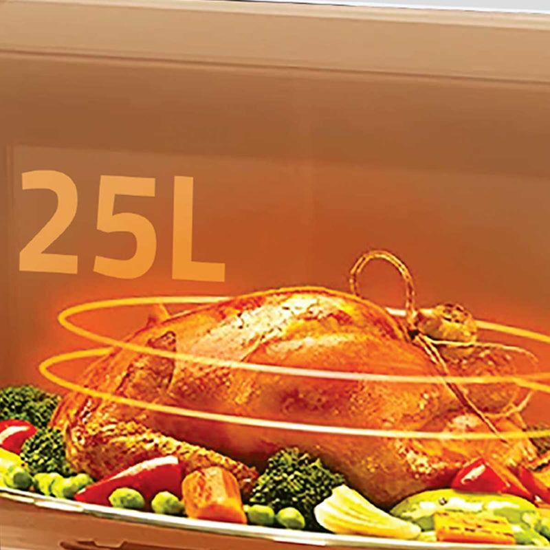 NEWAL MWO-2535/01 Microwave Oven, 25 L Capacity, 850W, White مايكروويف نوال