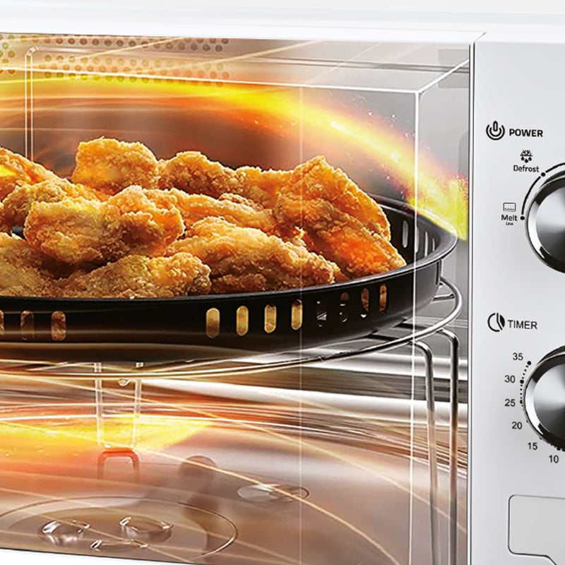 NEWAL MWO-265/03 Microwave Oven, 20 L Capacity, 700W, Red مايكروويف نوال
