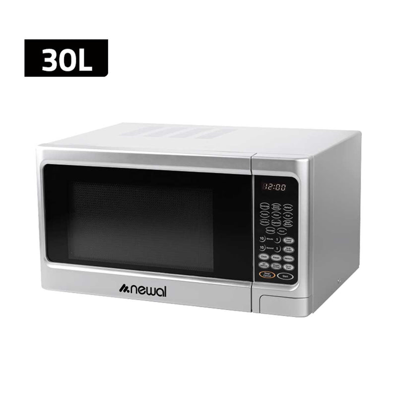NEWAL MWO-266 Microwave Oven, 30 L Capacity, 900W, Silver مايكروويف نوال
