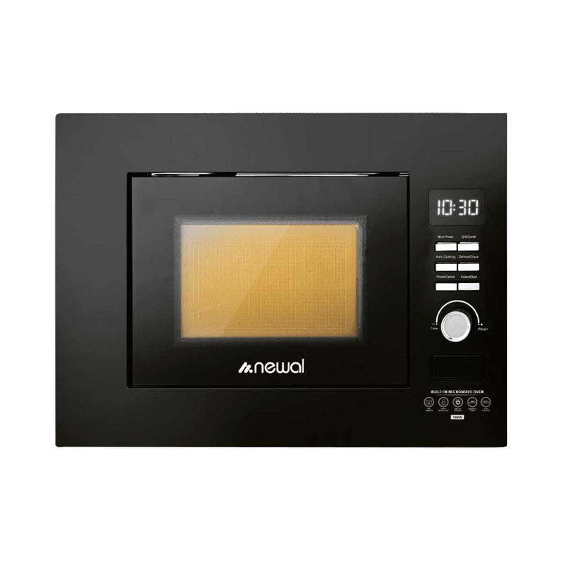 NEWAL MWO-273/02 Built-in Microwave Oven, 20 L Capacity, 700W, Black مايكروويف نوال