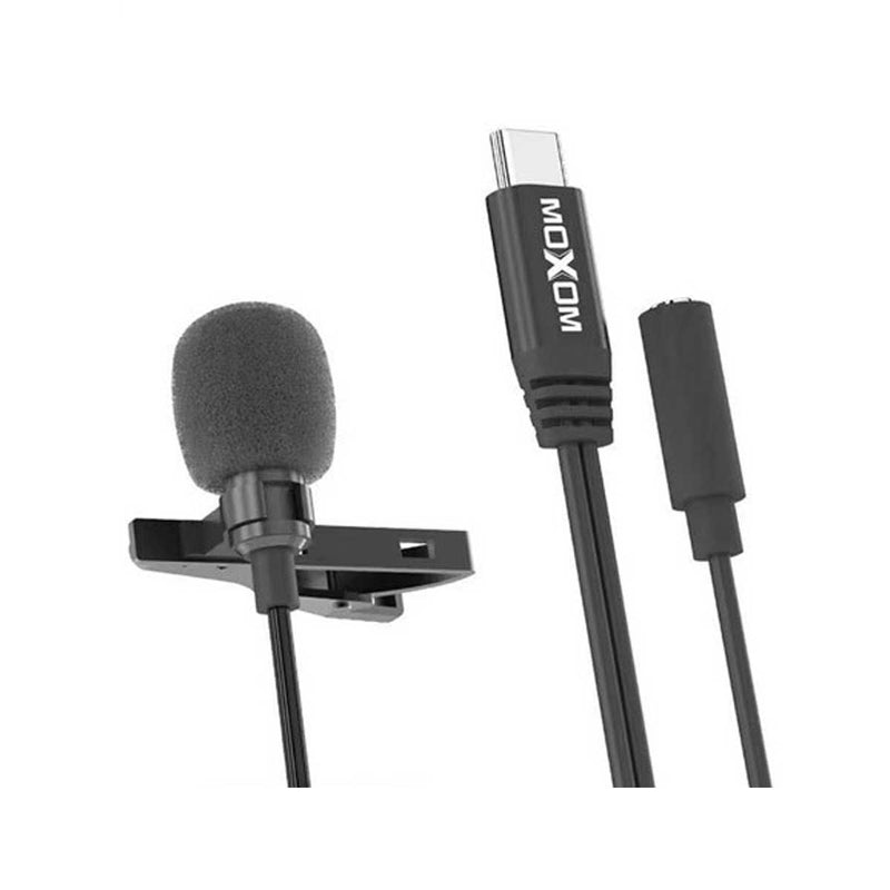 MOXOM MX-AX36 Type-C Neck Microphone Black