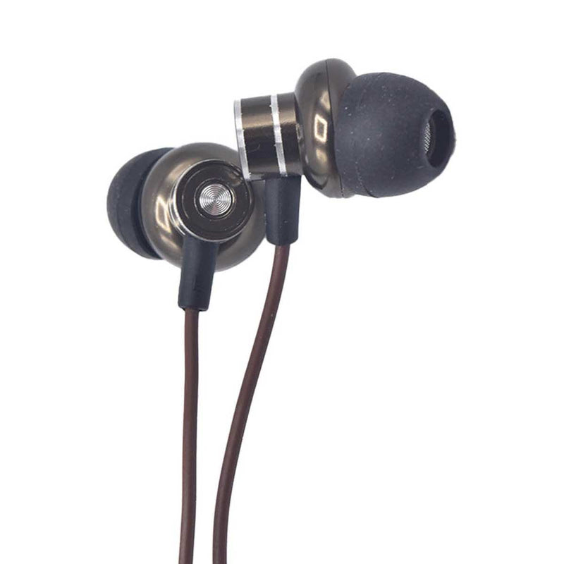 سماعة سلكية MOXOM MX-EP27 Wired Stereo Earphones 1.2m, Black